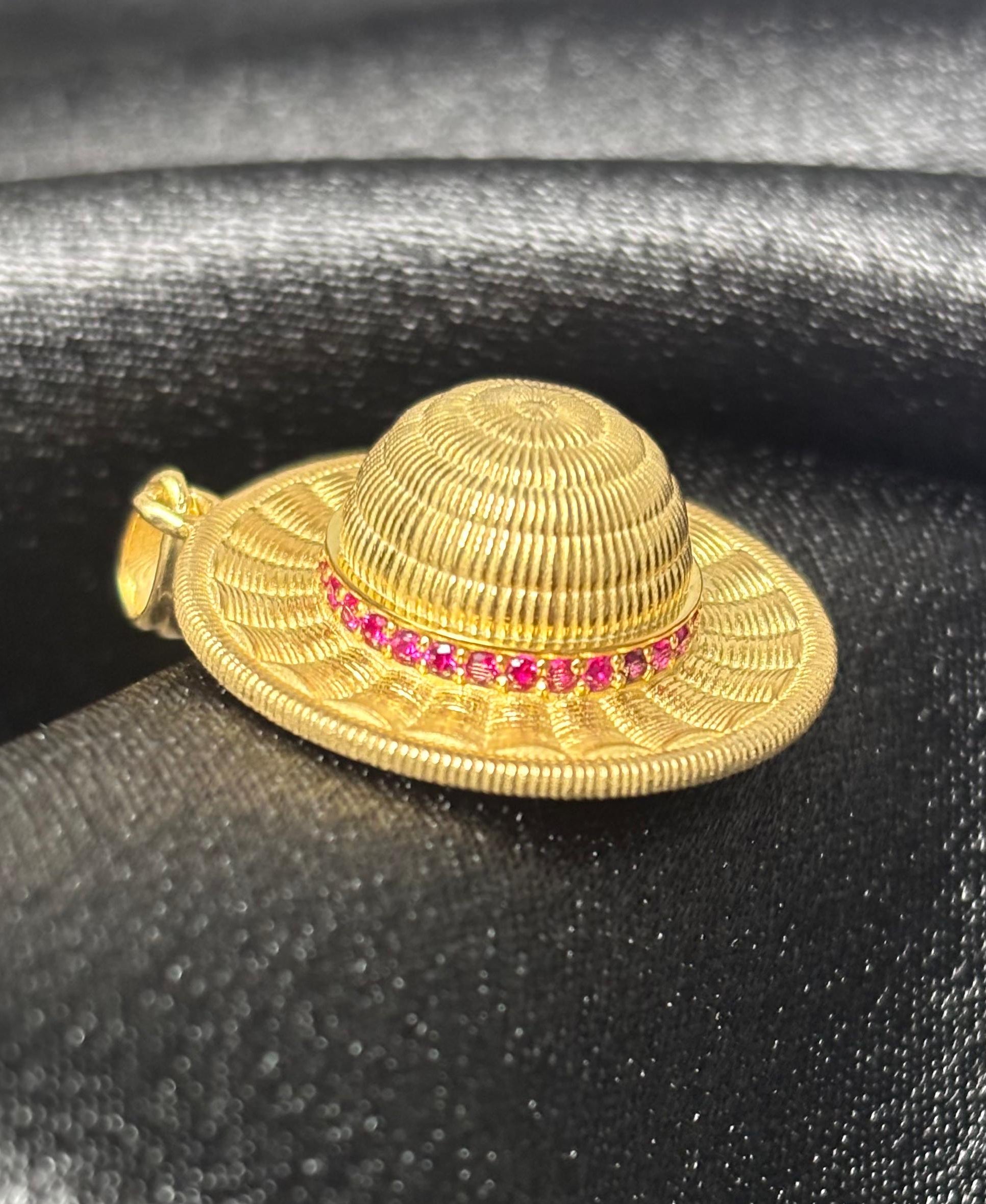 Luffy Hat - Solid 18kt Gold - Limited Drop