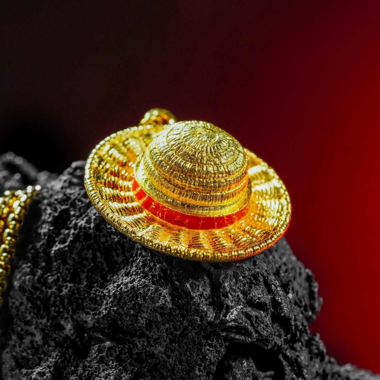 Luffy Hat - Gold Plated